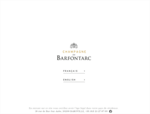 Tablet Screenshot of champagne-barfontarc.com